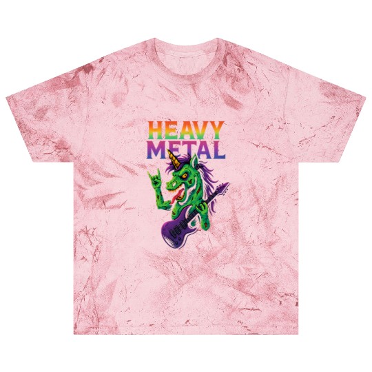 Heavy Metal Zombie Unicorn Blast T Shirts