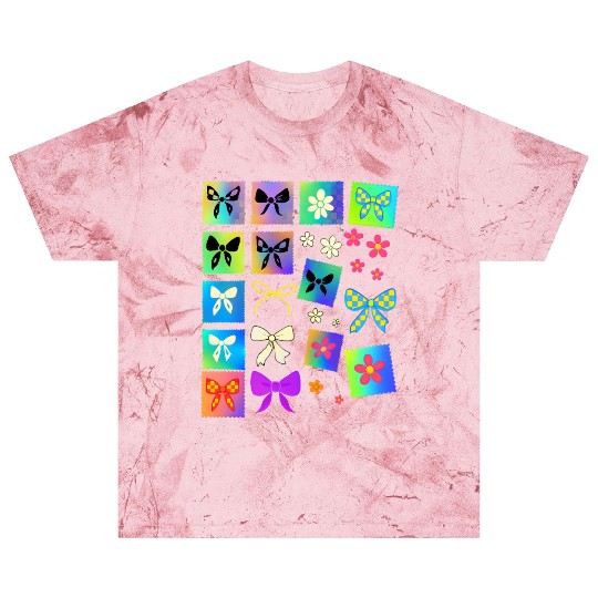 Pastel Aesthetic Stam Y2K Cute Girly Coquette Bow Blast T Shirts