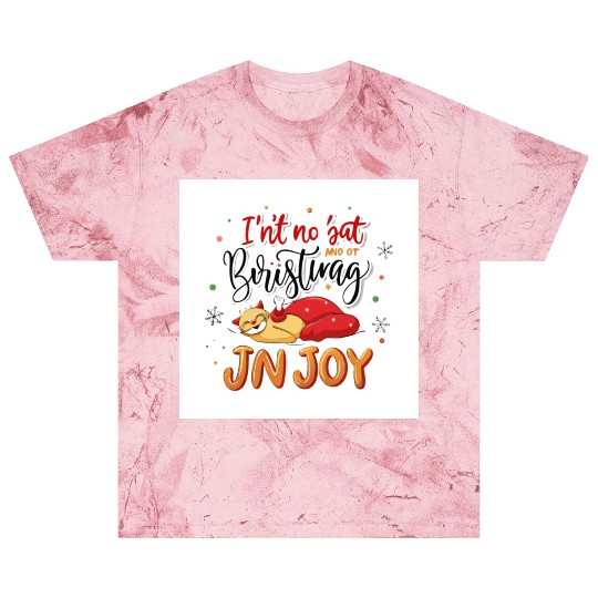 Festive Cat Joy Christmas Design Blast T Shirts
