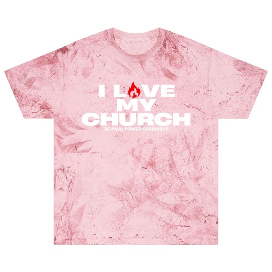 I Love my Church - Red Blast T Shirts