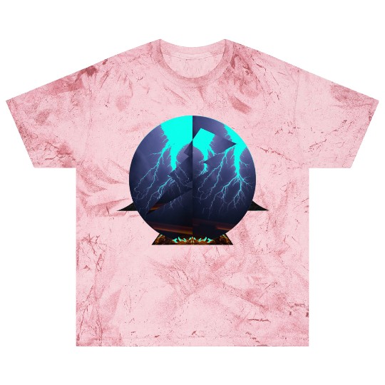 Royal Blue Lightning Blast T Shirts