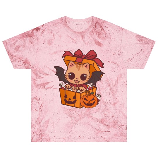 Halloween Cat with Potion Gift Box Blast T Shirts