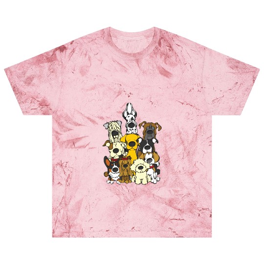 National Dog Day Blast T Shirts: Cute Cartoon Dog Breeds