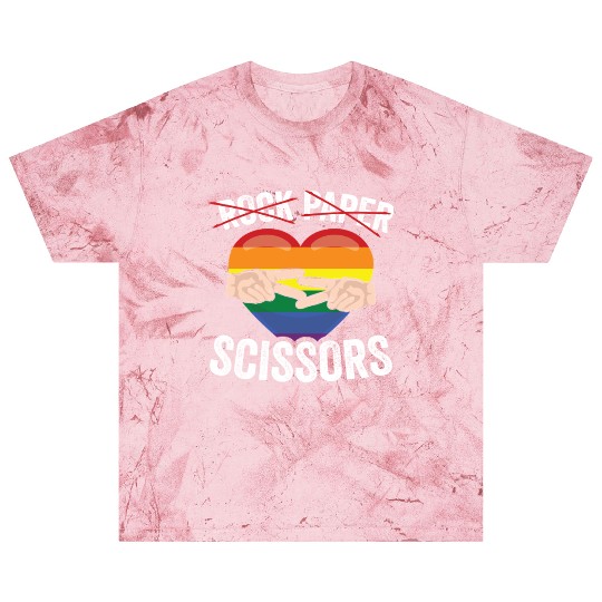 Funny Rock Paper Scissors LGBTQ LGBT Community Blast T Shirts