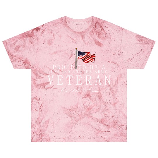 Proud To Be A US Army Veteran Blast T Shirts