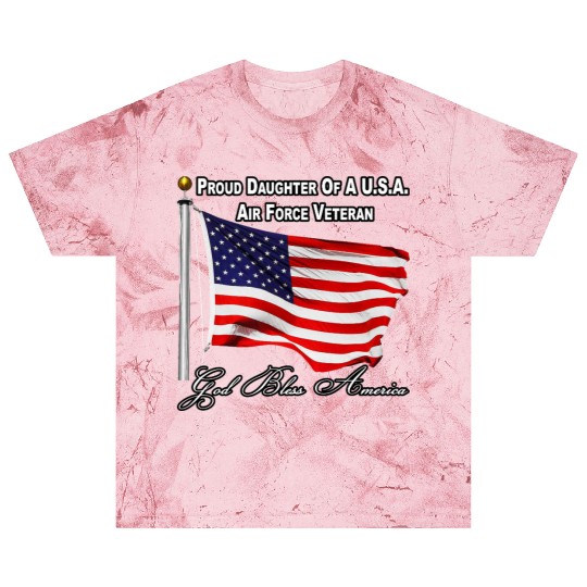 Proud Daughter Of A US Air Force Veteran Blast T Shirts
