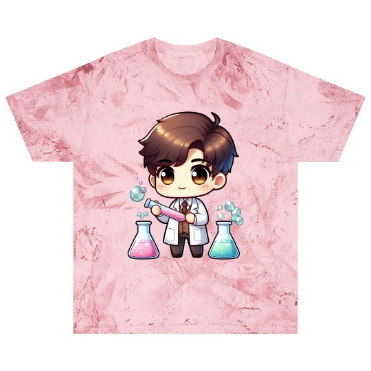 Cute Scientist Chibi Illustration Blast T Shirts
