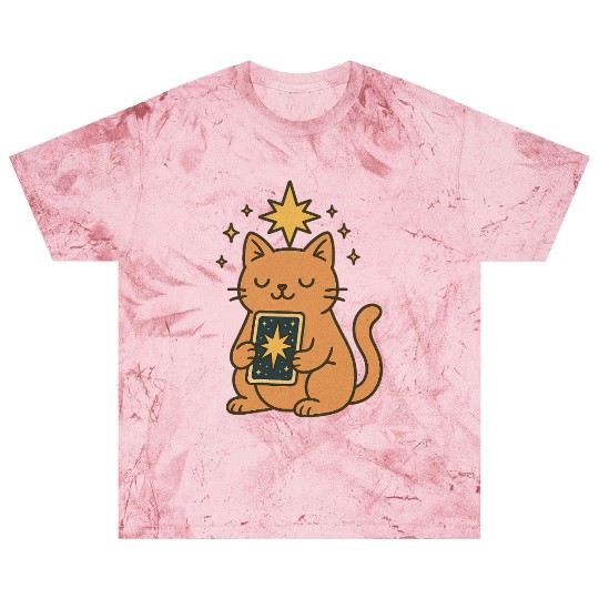 Celestial Cat Tarot Design Blast T Shirts