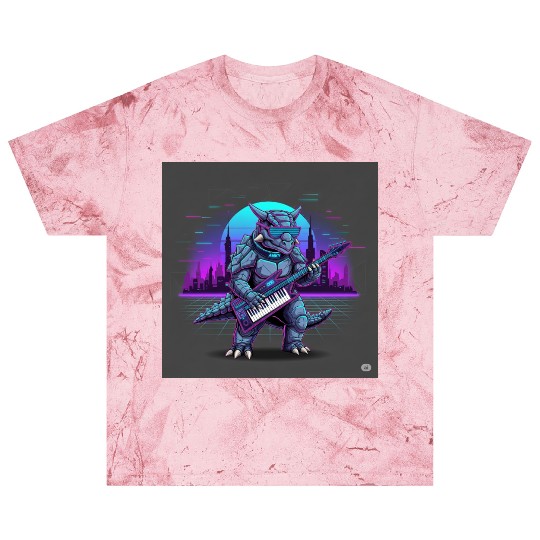 Futuristic Tech Dragon with Keyboard Blast T Shirts