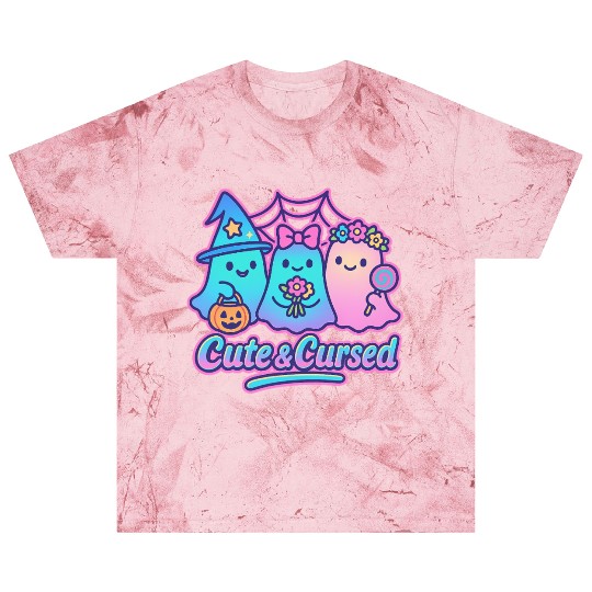 Whimsical Halloween Ghost Trio Blast T Shirts