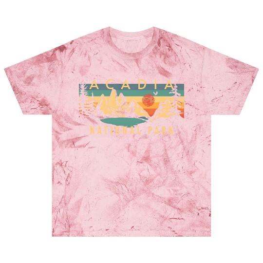 Mountain Sunset at Acadia National Park Blast T Shirts