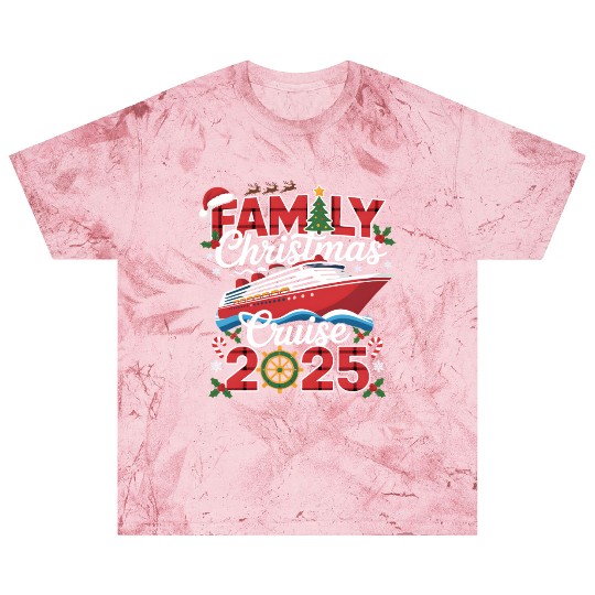 Family Christmas Cruise 2025 Design Blast T Shirts