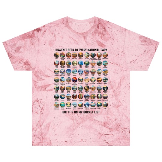 All US National Park Checklist Bucket List Blast T Shirts
