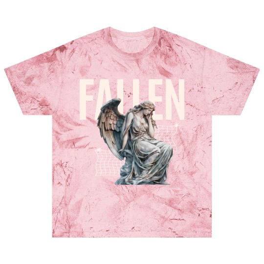 Reflective Angel Sculpture Design Blast T Shirts