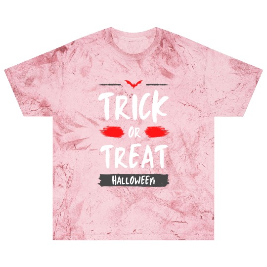 Spooky Halloween Trick or Treat Design Blast T Shirts