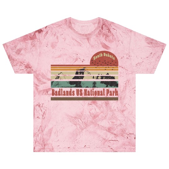Badlands US National Park South Dakota Travel Blast T Shirts