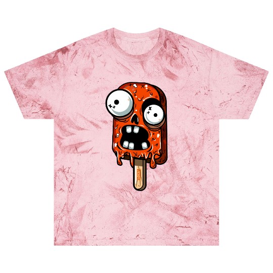 ice cream zombie 02 Orange grunge sour scream Pop Blast T Shirts