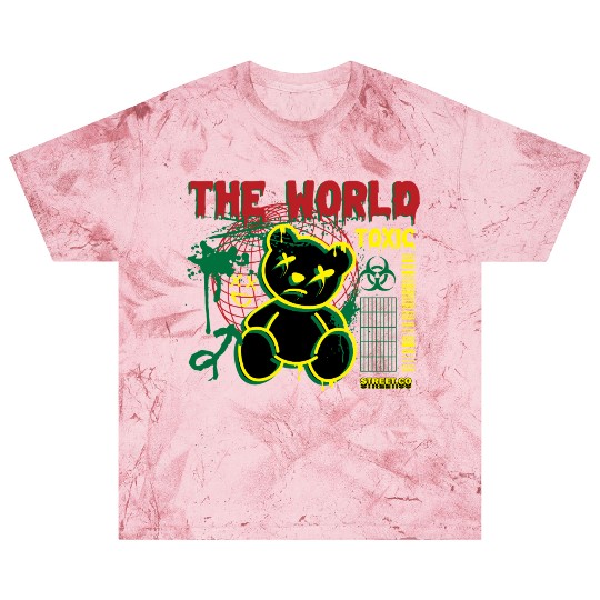 Toxic World Kawaii Bear Artwear Blast T Shirts