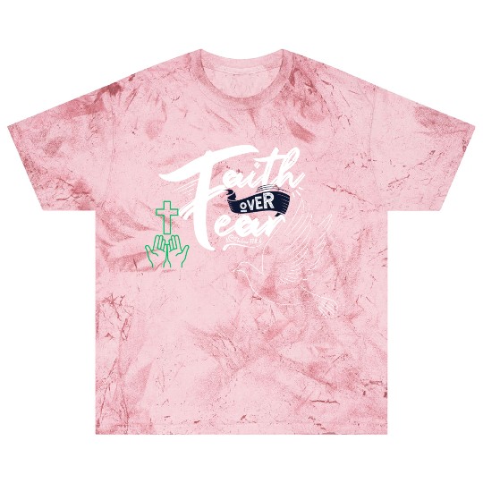 Faith Over Fear Inspirational Design Blast T Shirts