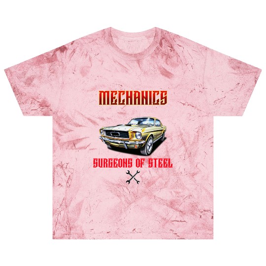 Muscle Car Classic Mechanics Design Blast T Shirts