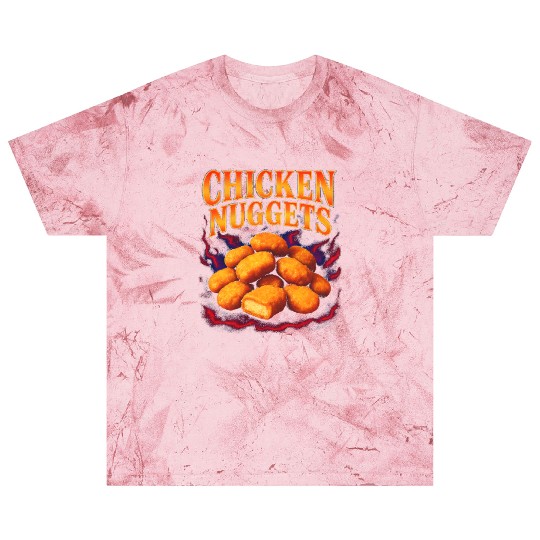 Chicken Nuggets Favorite Food Weird 90s Nuggets Blast T Shirts