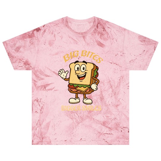 big bites bigger smiles - sandwich Blast T Shirts