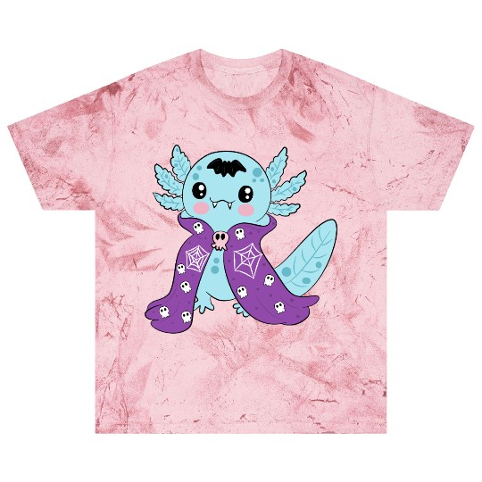 Cute Blue Vampire Axolotl Blast T Shirts