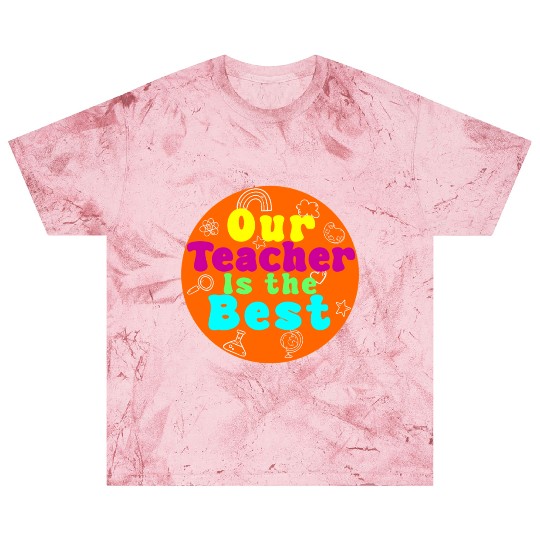 Colorful Teacher Appreciation Circular Blast T Shirts