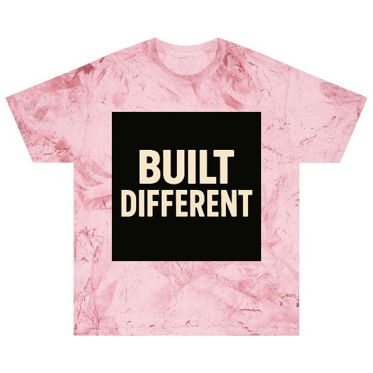 Empowering Built Different Motif Blast T Shirts