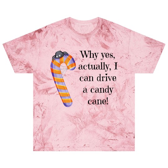 Funny Quote Halloween Candy Cane with Spider Blast T Shirts