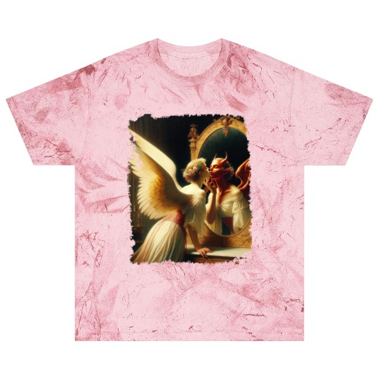 Inner Duality Angel Demon Mirror Renaissance Blast T Shirts