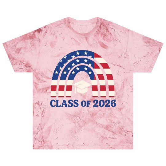 Senior 2026 | Graduation Class of 2026 Blue Design Blast T Shirts