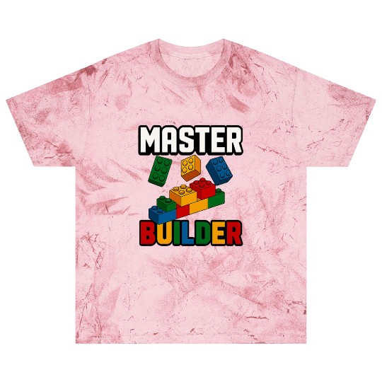 Master Builder Wall Brick System Toys Team Blast T Shirts