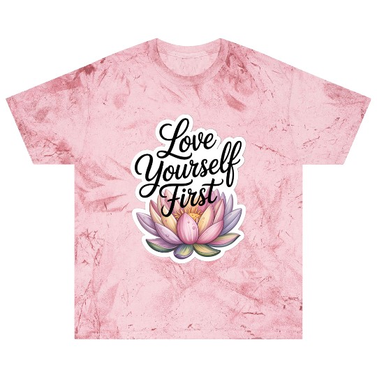 Inspirational Lotus Floral Affirmation Blast T Shirts