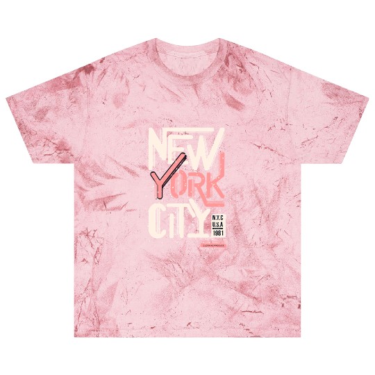 Urban New York City Typography Design Blast T Shirts