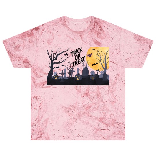 Trick-or-Treat Pumpkin Graveyard Blast T Shirts