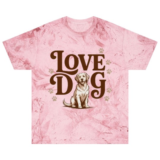 Adorable Labrador Love Illustration Blast T Shirts
