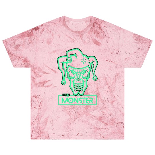 Neon Circus Horror Skull Design Blast T Shirts