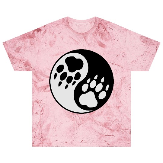 wolf paw ying yang Blast T Shirts