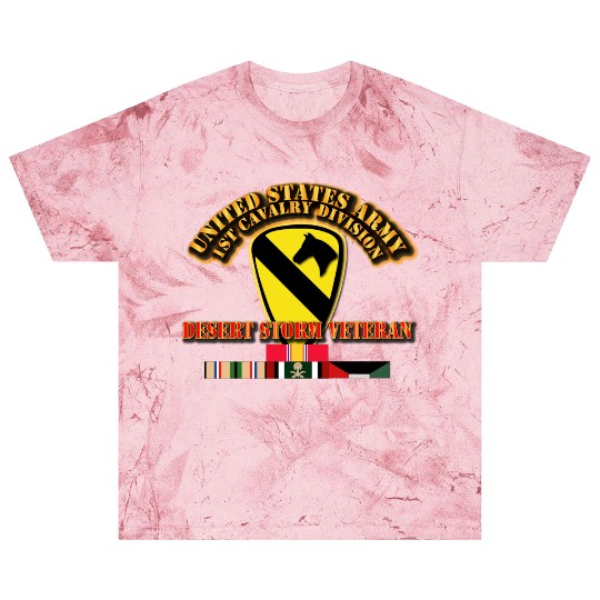 Army - 1st Cavalry Division - Desert Storm Veteran Blast T Shirts