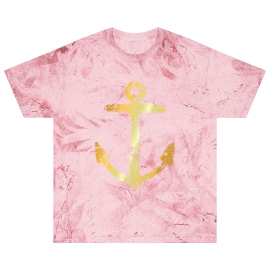 Anchor Sailing & Boating (Vintage Golden-Yellow) Blast T Shirts
