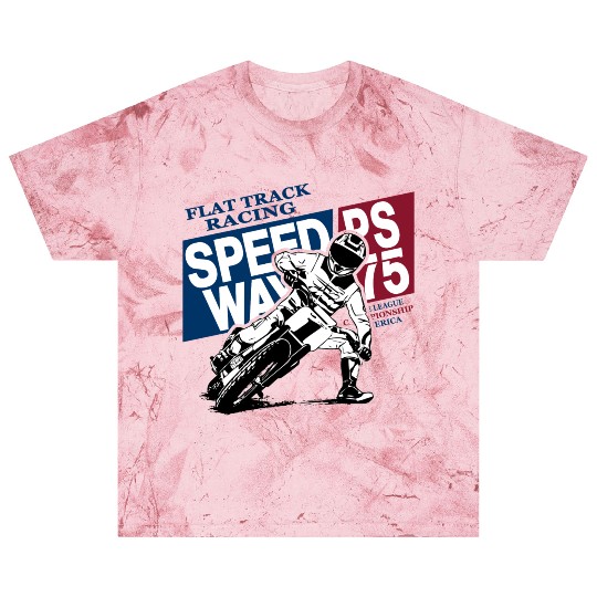 Flat Track Rider - Speedway Racing Blast T Shirts