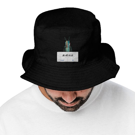 DONNIE DARKO COUNT DOWN TIME ALERT WITH BUNNY MAN Bucket Hats