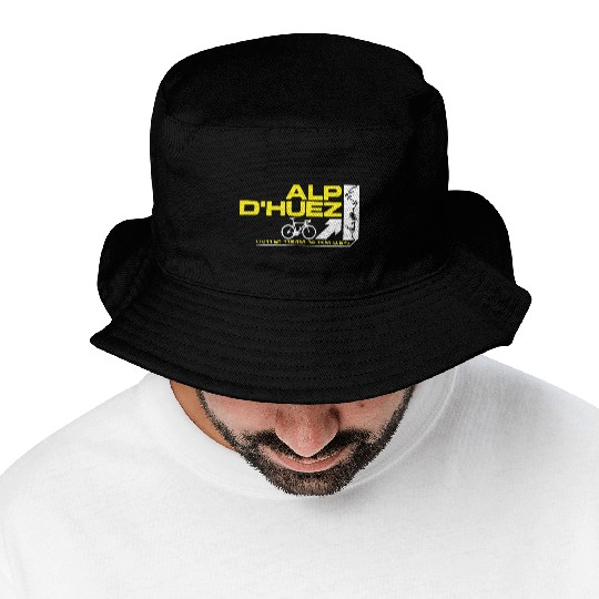 Tour De France Alp D huez Cycling Mens Printed bik Bucket Hats