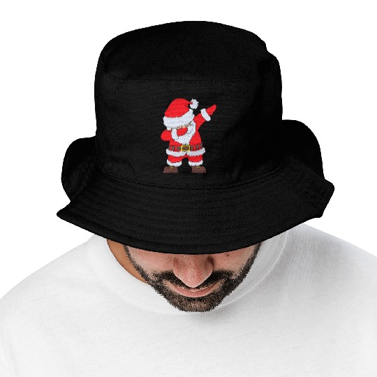 Dabbing Santa Bucket Hats Santa Claus Christmas Dab