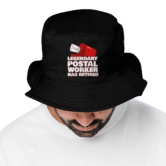 Funny Post Office Retired Postal Worker Gift Idea Bucket Hats
