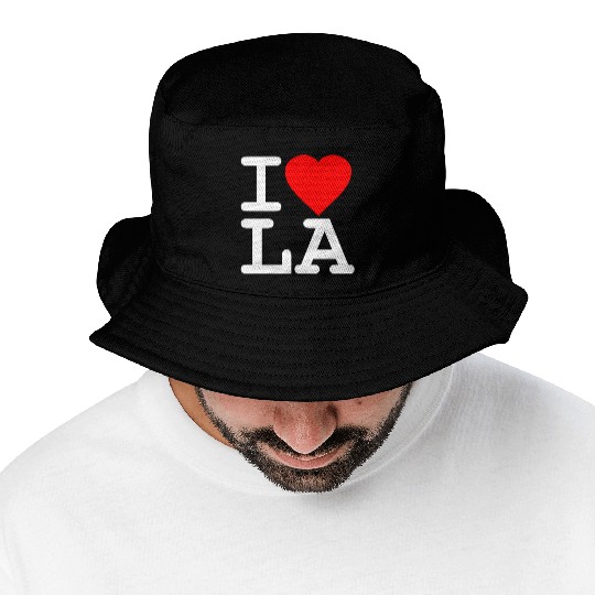 I Love LA Los Angeles Bucket Hats
