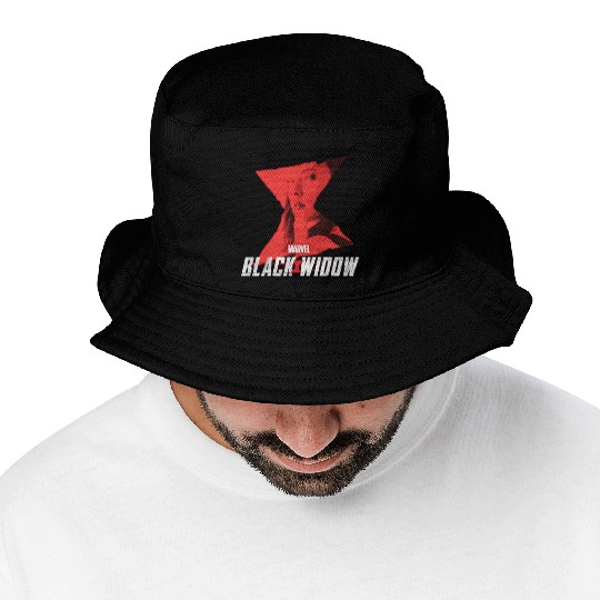 Marvel Black Widow Natasha Romanoff Hourglass Bucket Hats