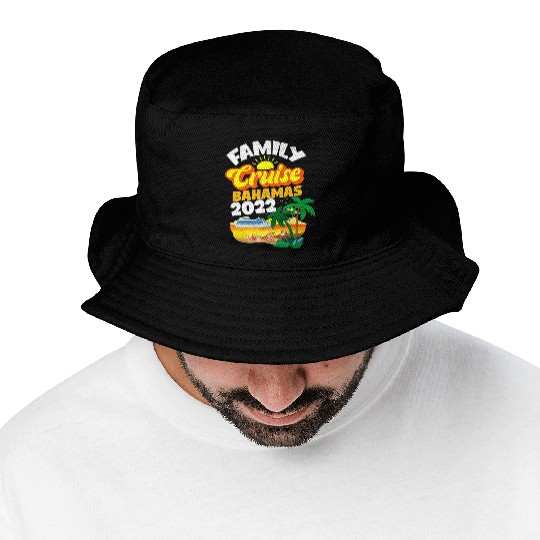 Family Cruise Bahamas Men Women Boys Girls Sailing Bucket Hats