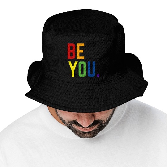 Be you LGBTQ+ Gay Pride Rainbow CSD Coming Out Bucket Hats